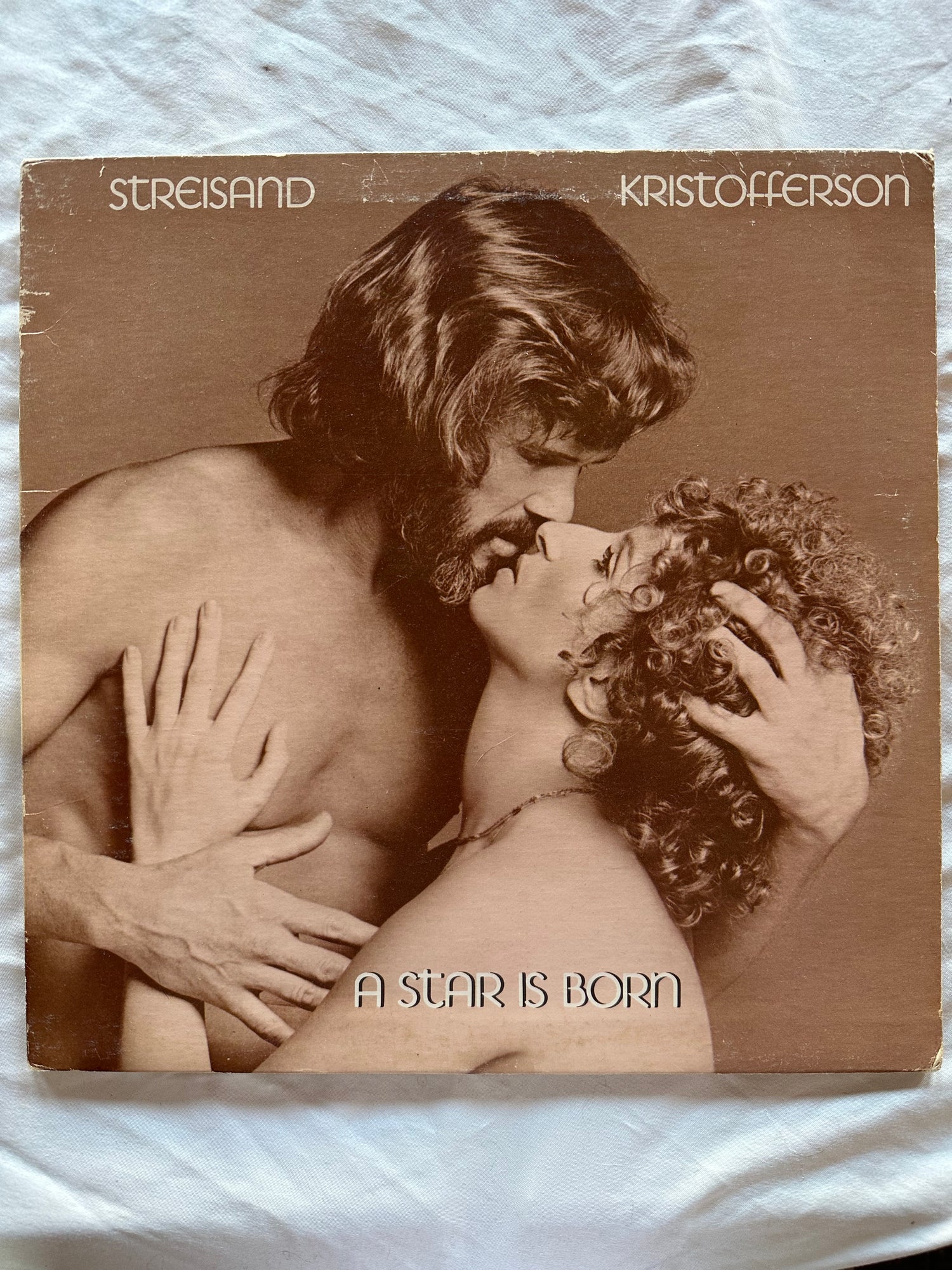 Vinyl record, Pop Barbra Streisand, Kris Kristofferson, Front view