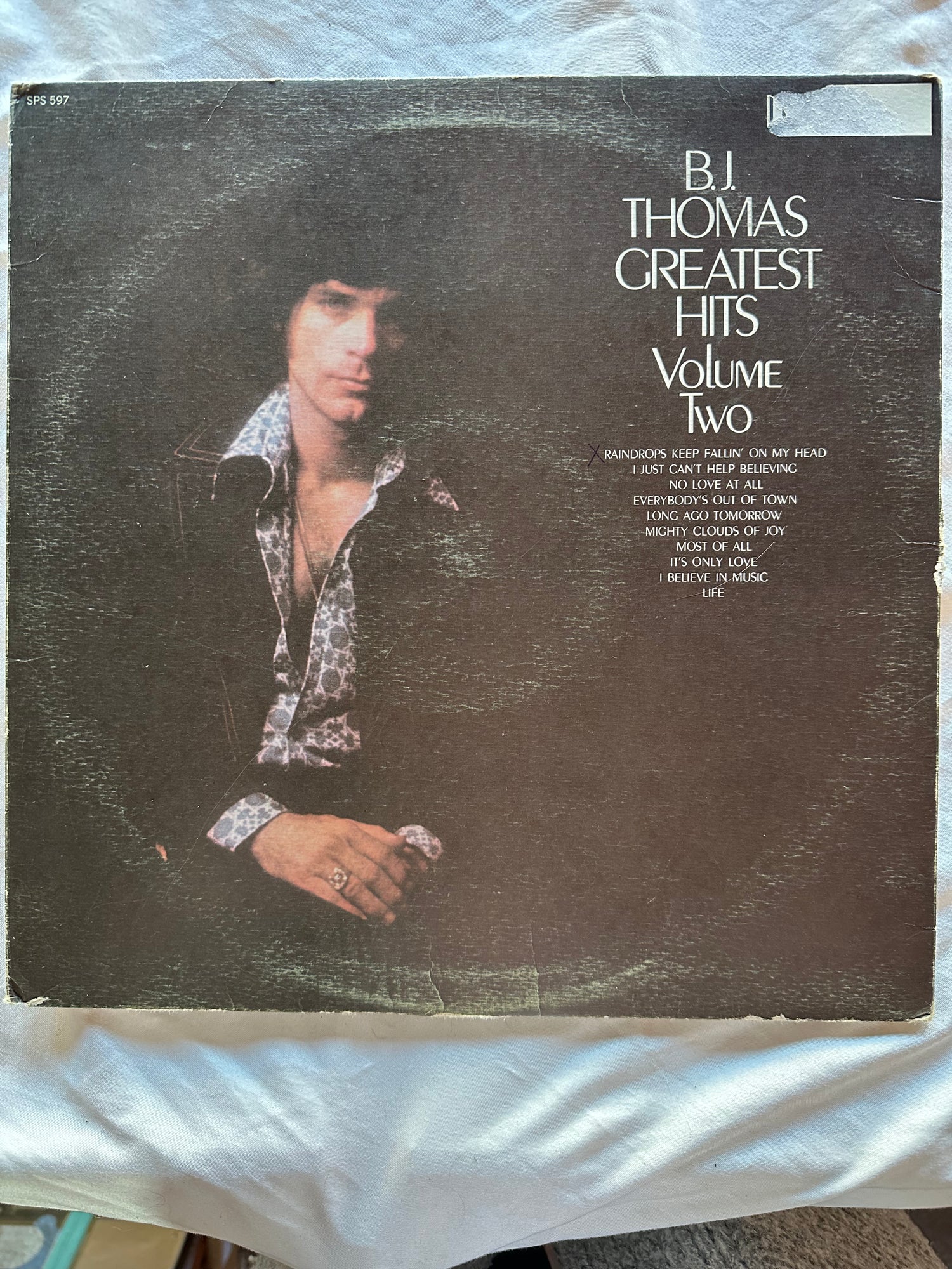 Vinyl record, Pop B. J. Thomas, Front view