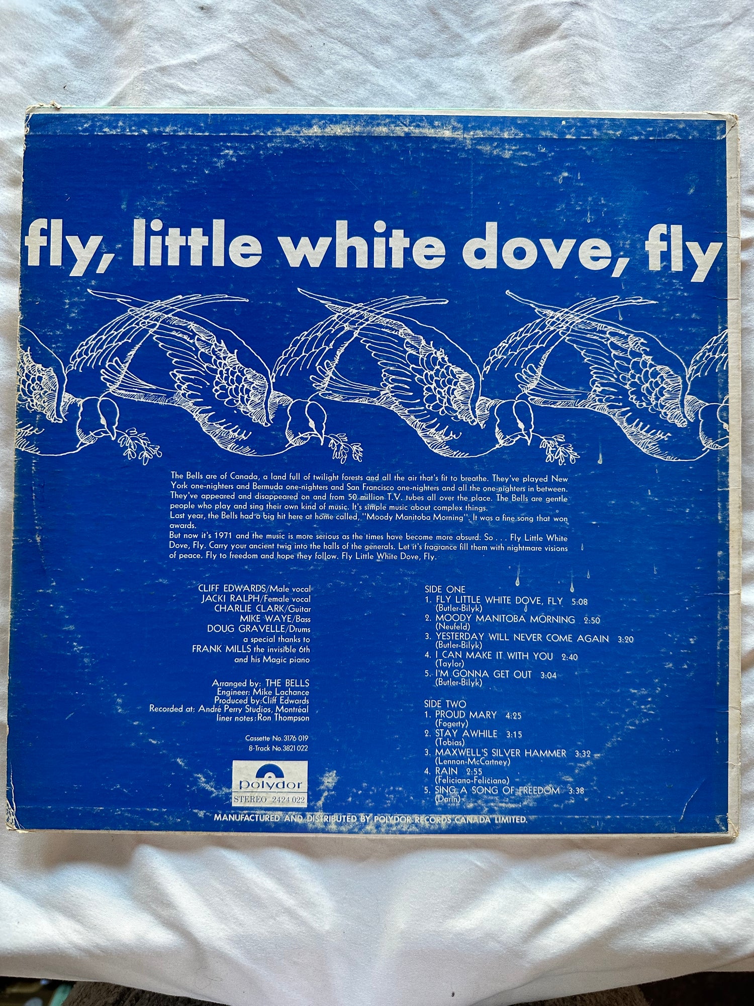 Vinyl record, Rock The Bells, Back view