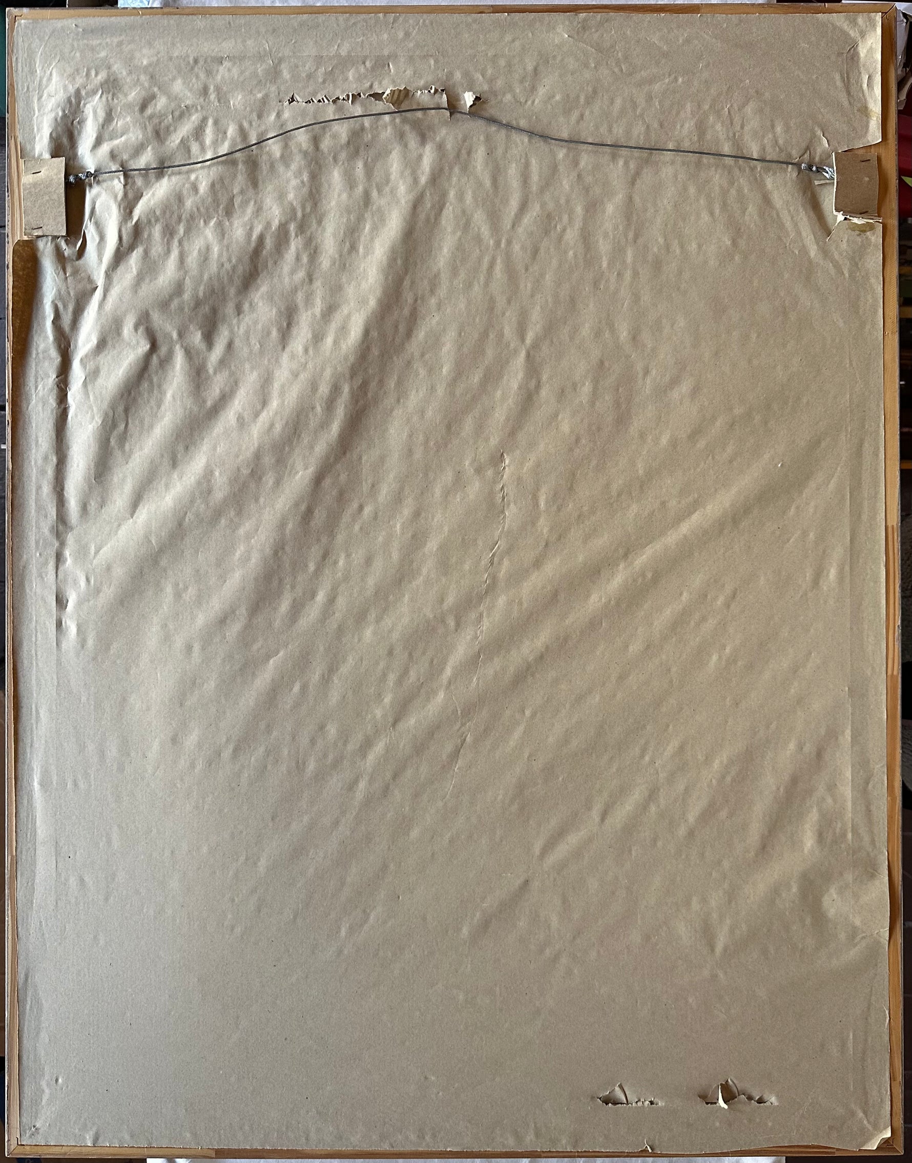 Print, Portrait, Greg K. Olsen, Back view