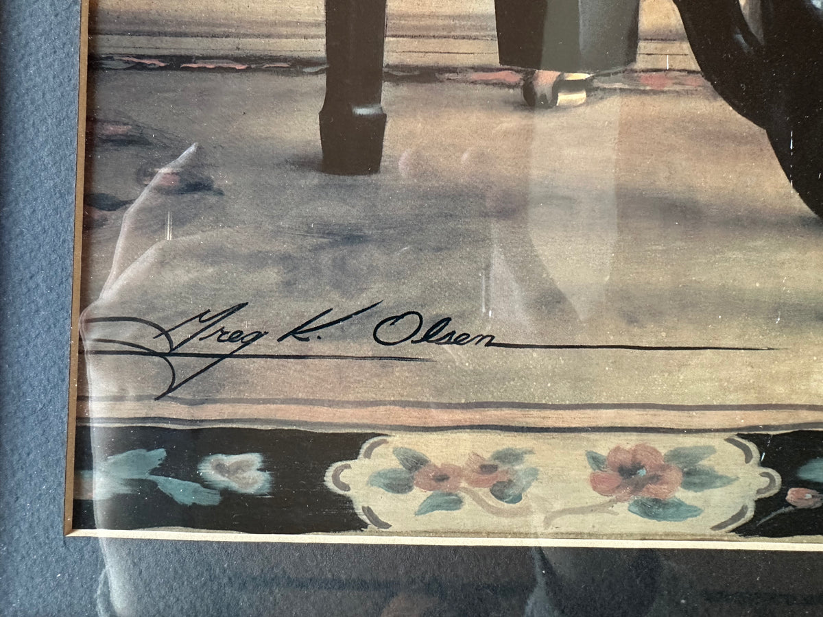 Print, Portrait, Greg K. Olsen, Signature view