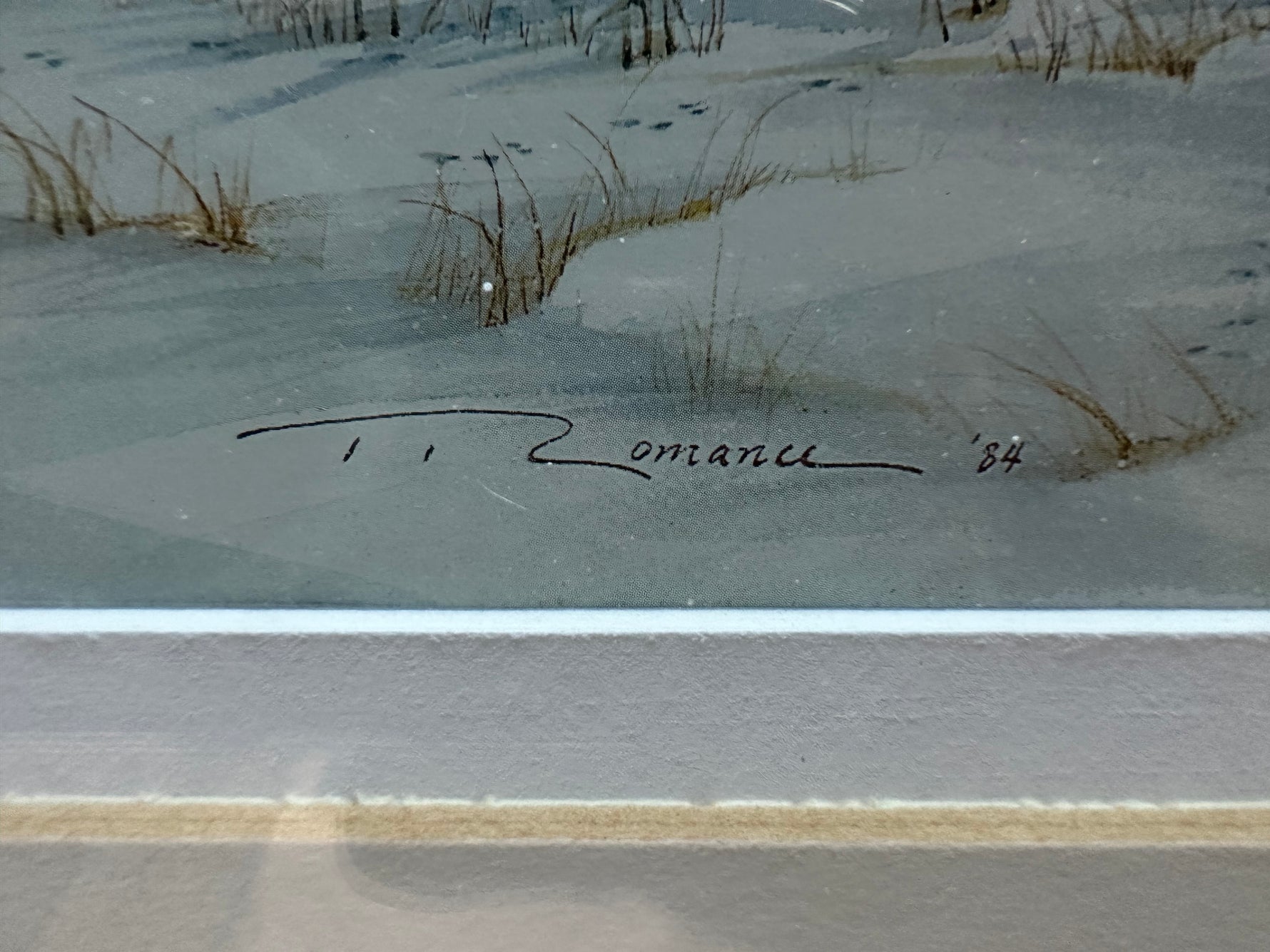 Print, Landscape, Trisha Romance, Signature view