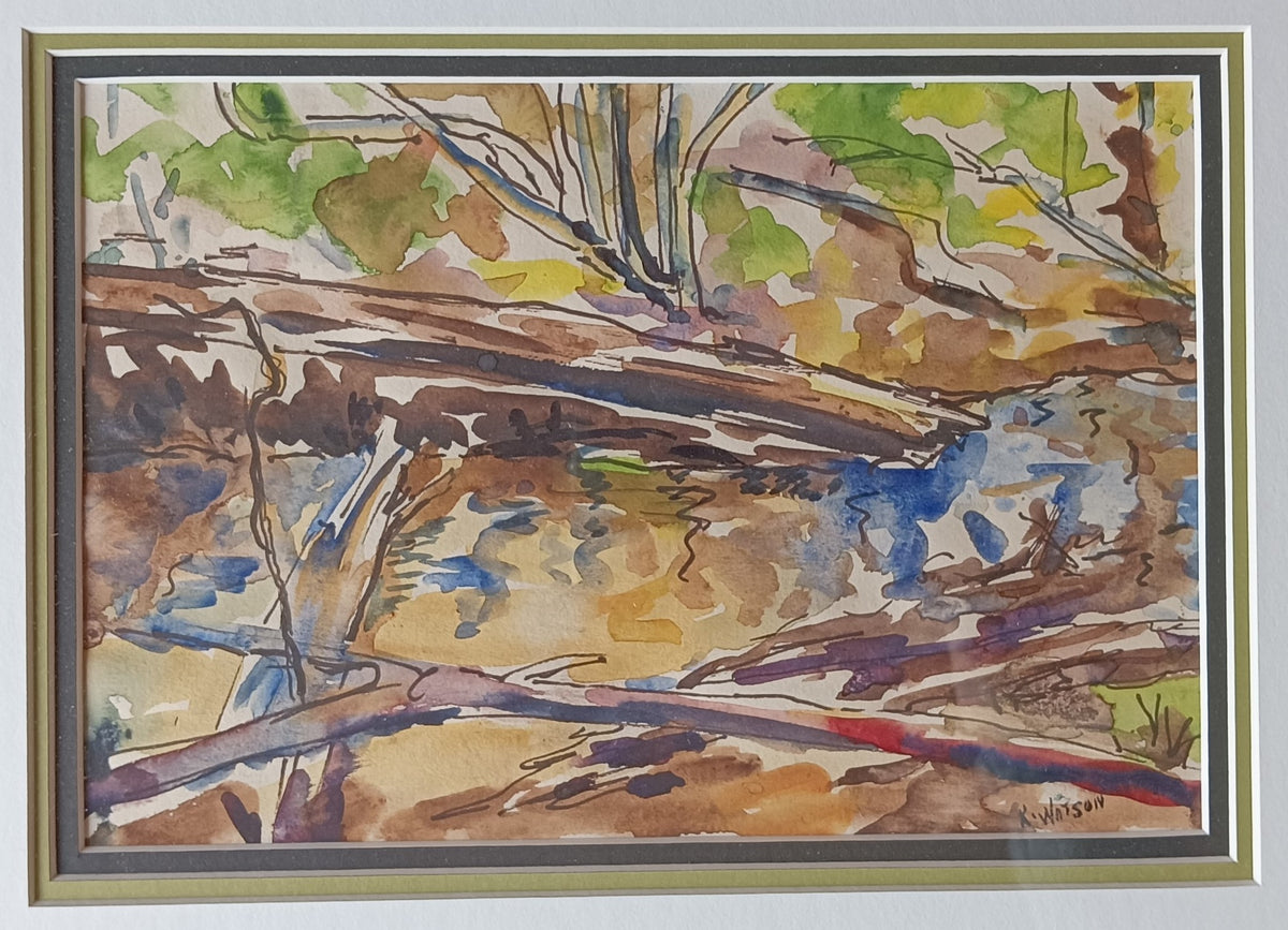 Watercolour painting, Abstract Katherine Watson, Art view