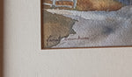 Watercolour painting, Landscape, Cottages Janet Garnhum, Signature view