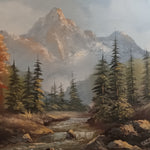 Mixed Media painting, Landscape Bernard, Cover view