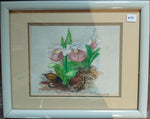 Watercolour painting, Floral Josette Little, Front view