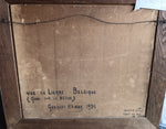 Mixed Media painting, Cityscape Georges Haway, Signature1 view