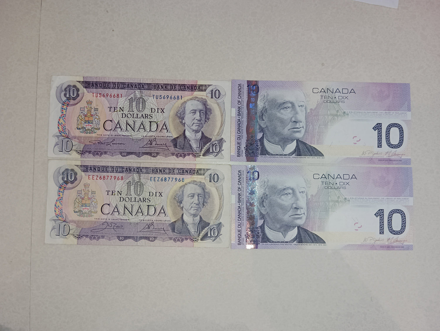 Currency, Banknote, Canada, Front view