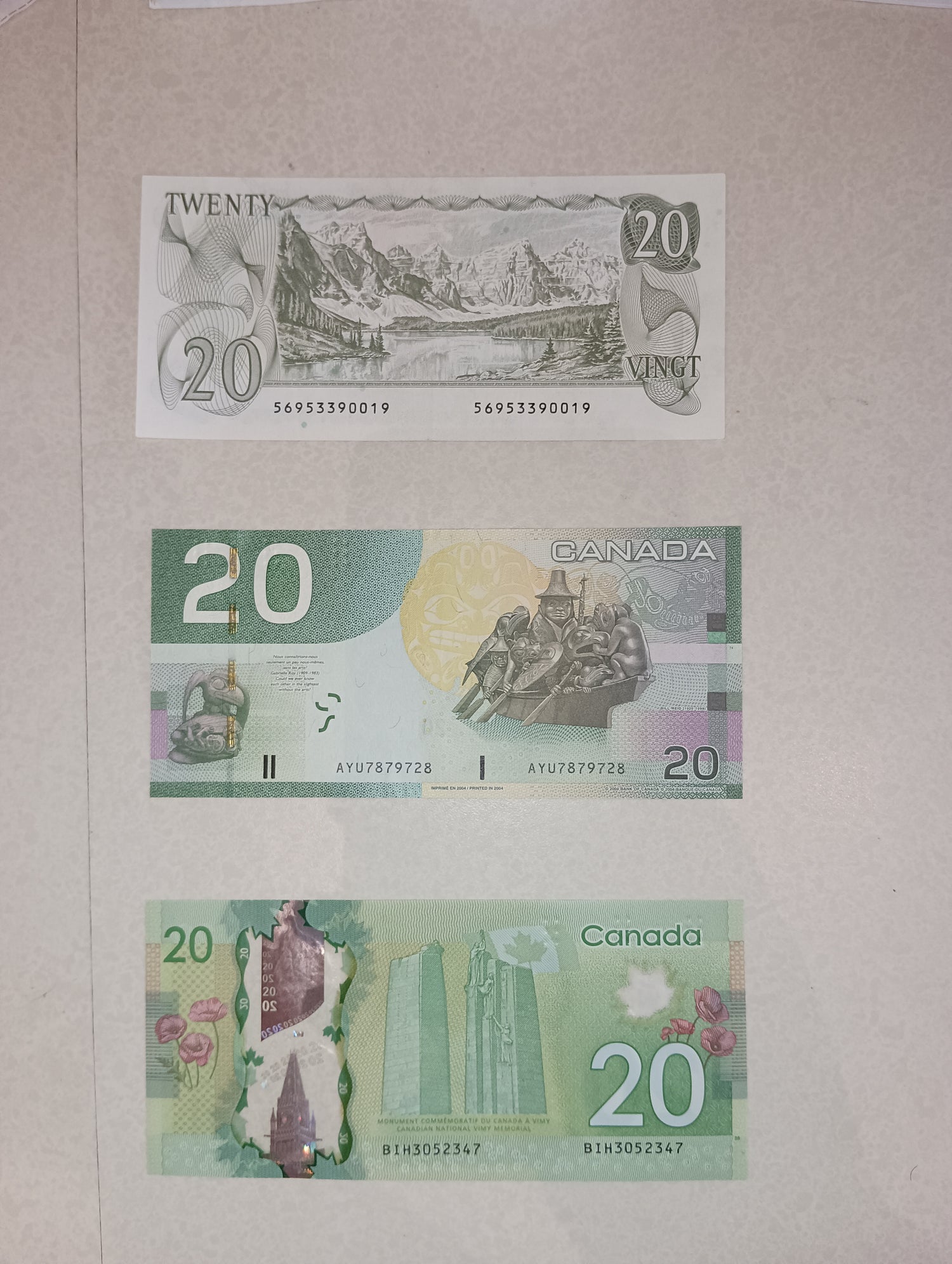 Currency, Banknote, Canada, Front view
