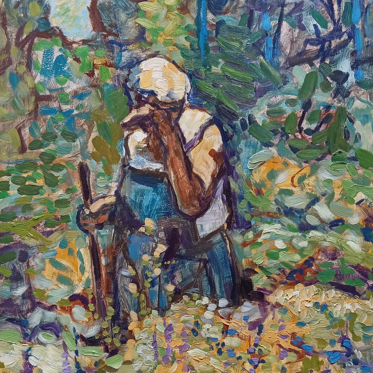 Oil painting, Figures, Floral Dennis Teakle, Cover view
