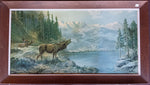 Mixed Media painting, Landscape M. Muller, Front view