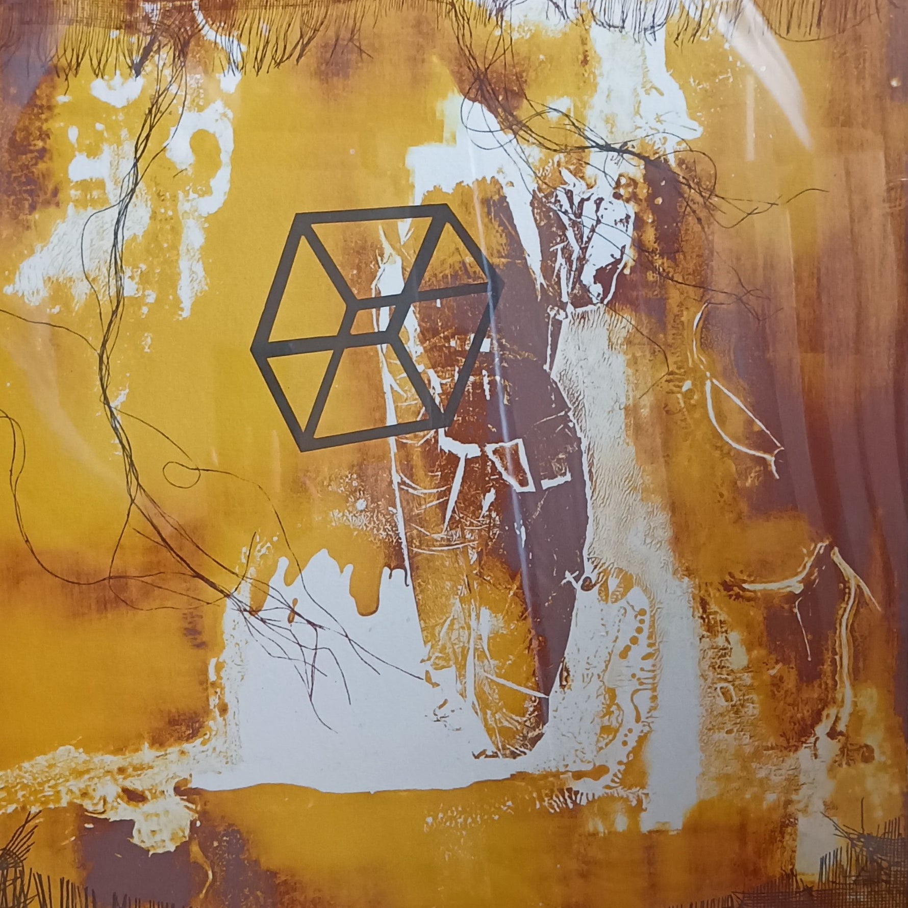 Mixed Media painting, Abstract Laszlo Dus, Cover view