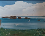 Mixed Media painting, Seascape Simonne Lapage, Art view