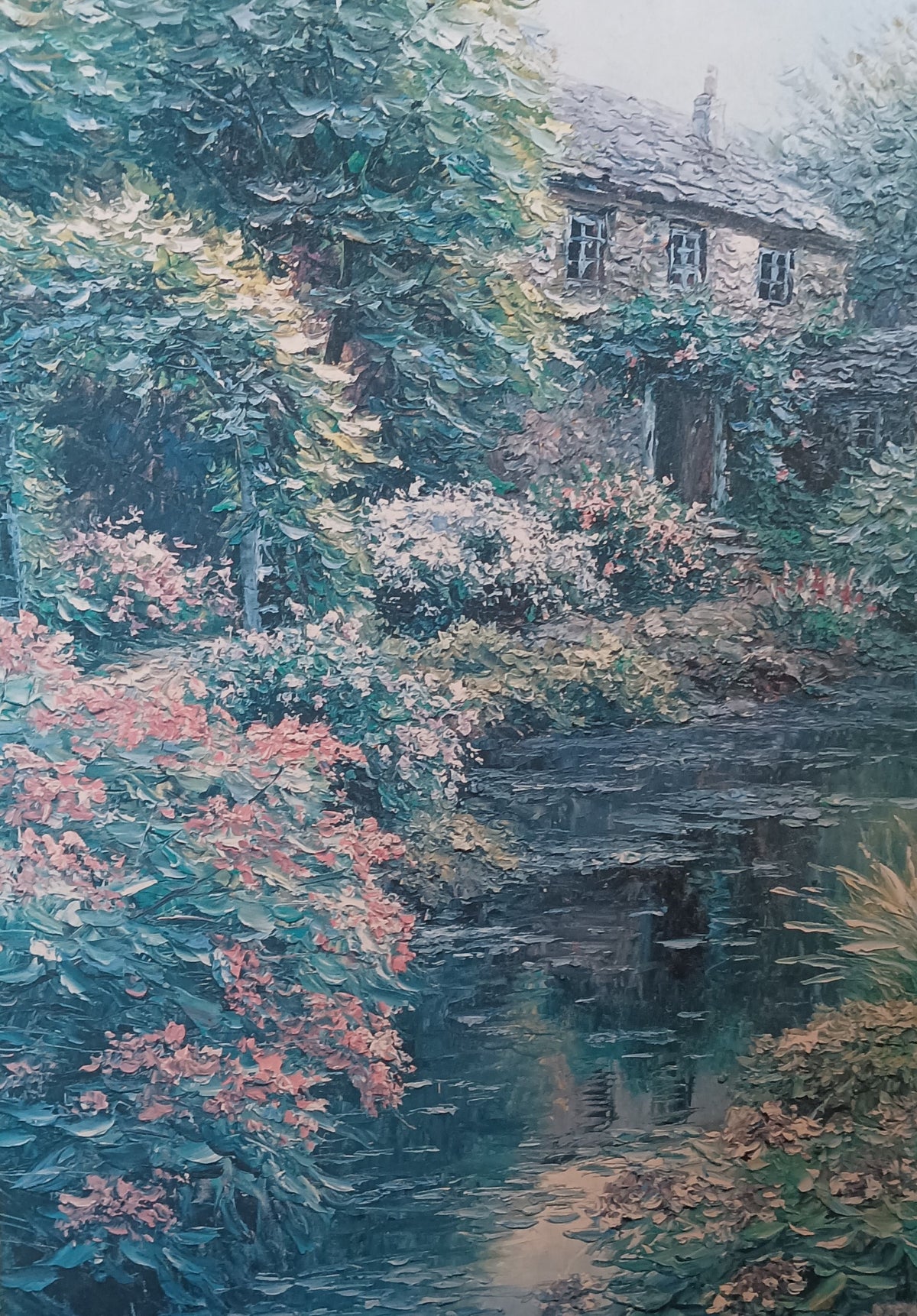 Oil painting, Landscape, Cottages Henry Peeters, Art view