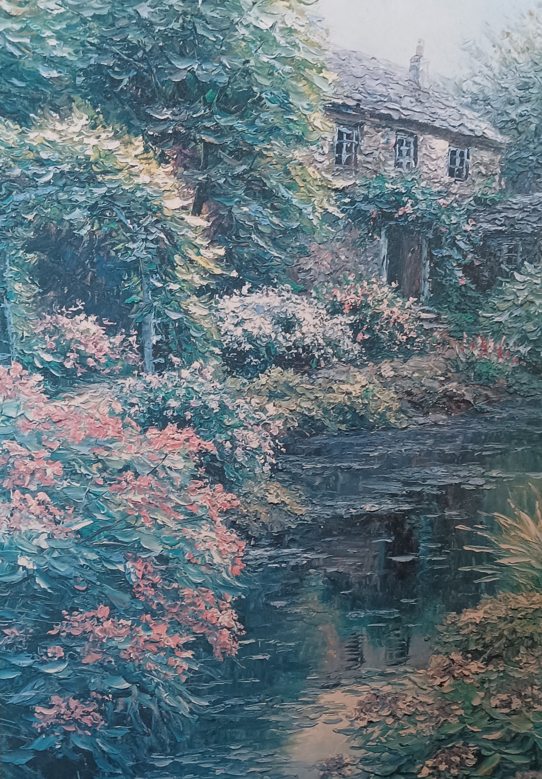 Oil painting, Landscape, Cottages Henry Peeters, Art view