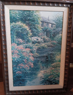 Oil painting, Landscape, Cottages Henry Peeters, Front view