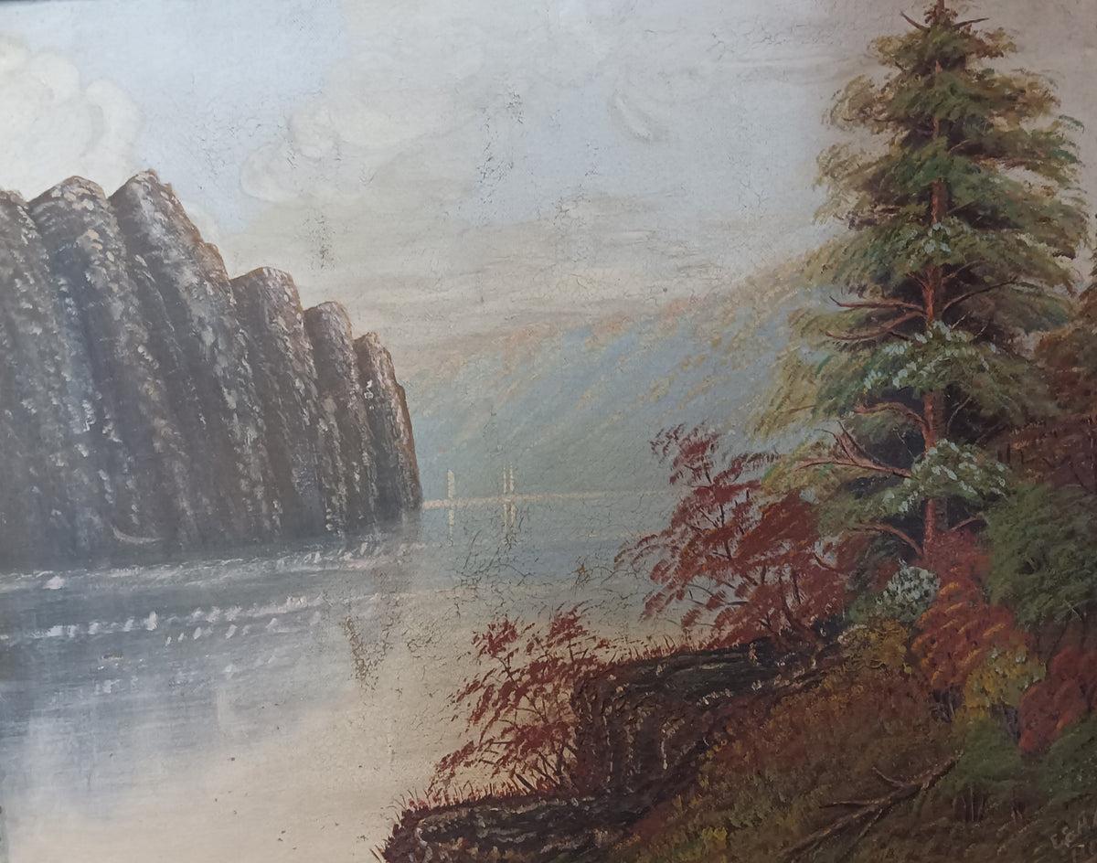 Oil painting, Landscape Unknown Artist, Art view
