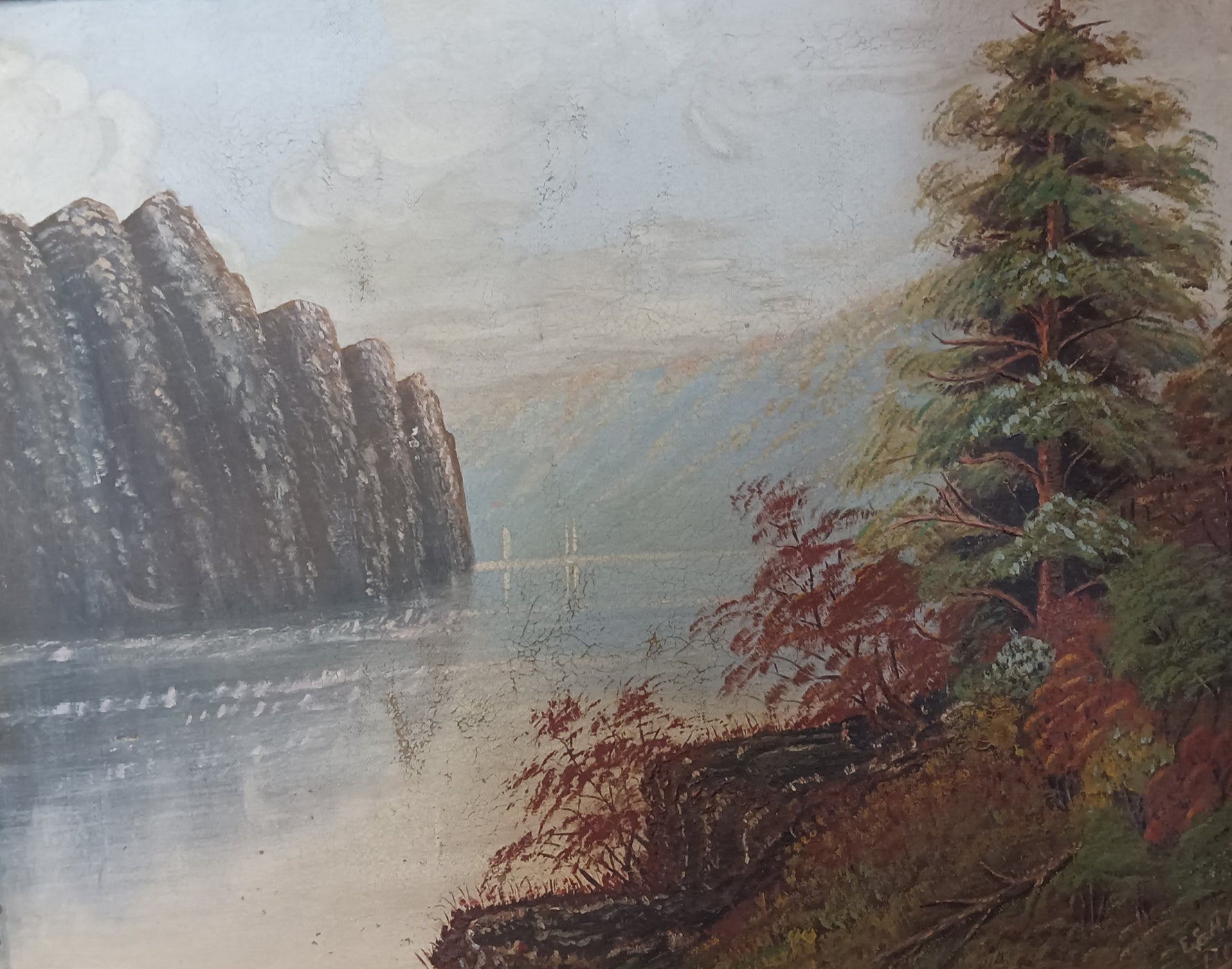 Oil painting, Landscape Unknown Artist, Art view
