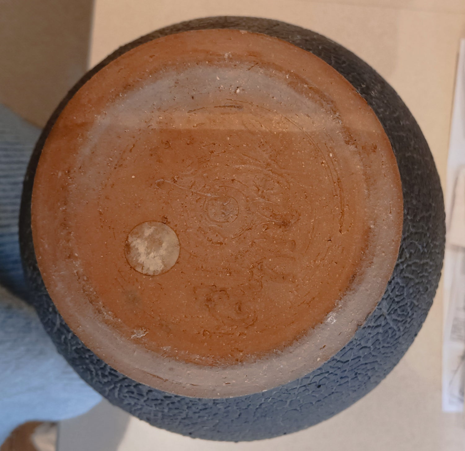 Craft work, Pottery, Material: Clay, John Shaw, Bottom view
