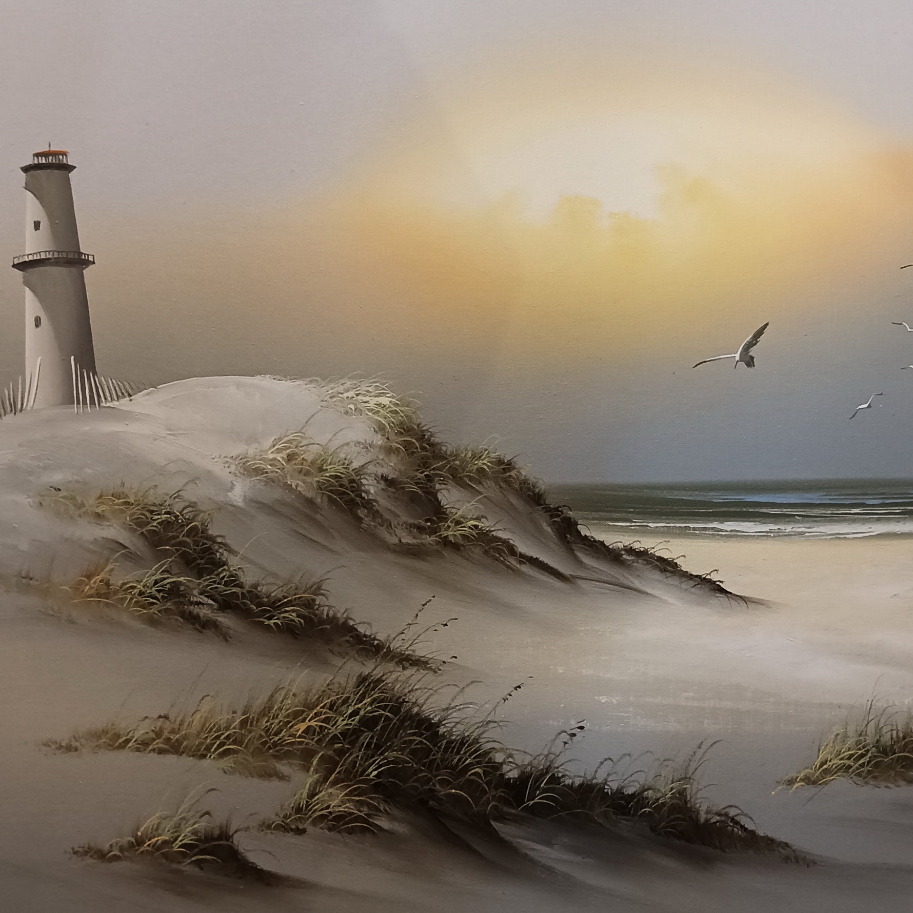 Mixed Media painting, Landscape Unknown Artist, Cover view