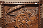 Craft work, Carving, Material: Wood, Unknown Artist, Top view