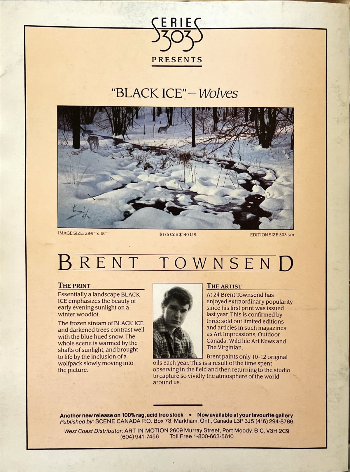 Magazine, Arts, , Art Impressions: A Realistic Approach to Art in Canada, Vol. 3, No. 4, Winter/November 1987, Back view