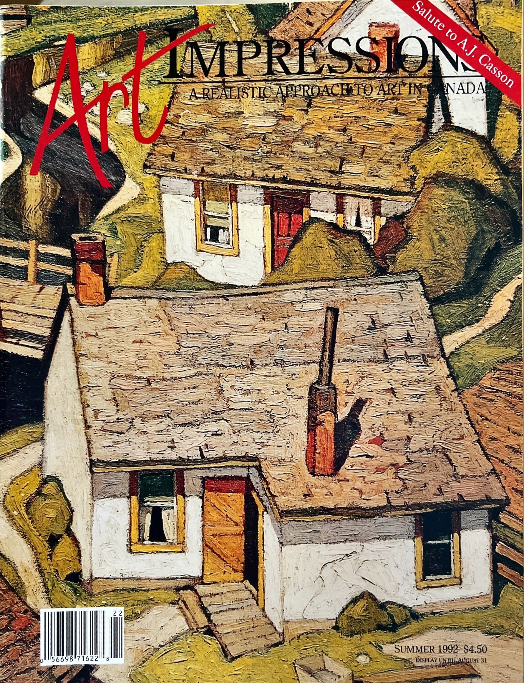 Magazine, Arts, , Art Impressions: A Realistic Approach to Art in Canada, Vol. 8, No. 2, Summer/May 1992, Front view