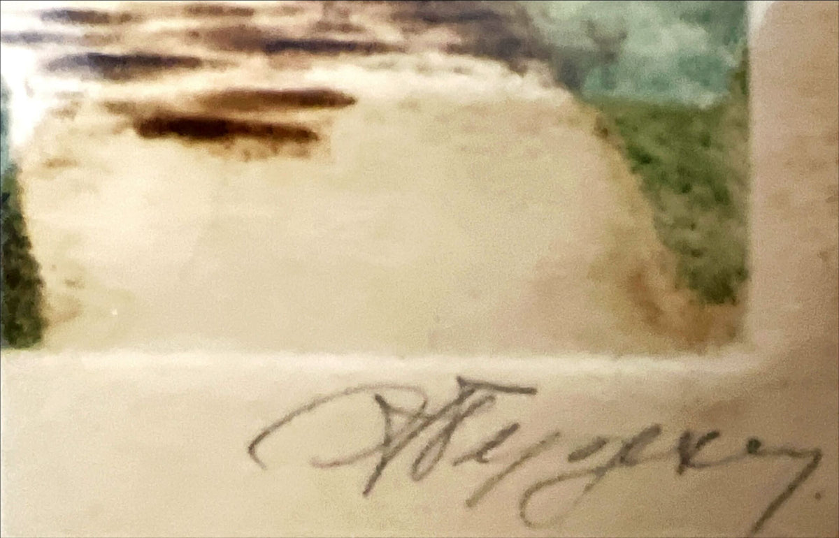 Print, Landscape, Halford A. Tygesen, Signature view