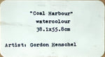 Watercolour painting, Nautical Gordon Henschel, Title view