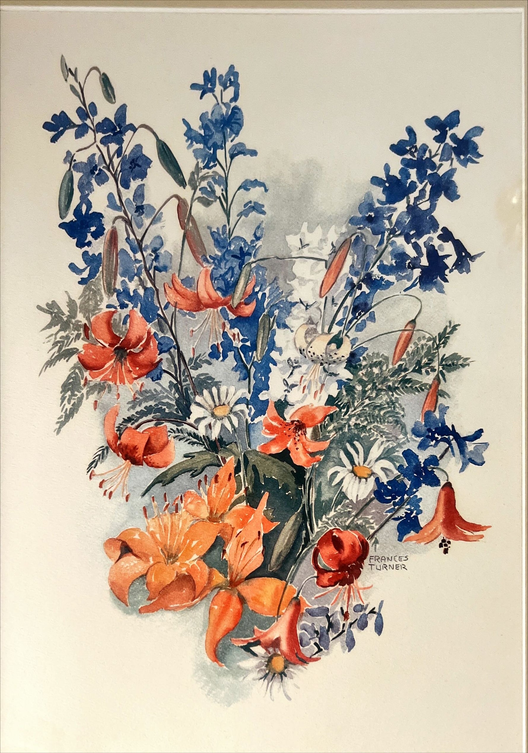 Print, Floral, Frances Turner, Art view