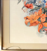 Print, Floral, Frances Turner, Damage view