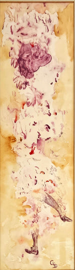 Watercolour painting, Floral, Figures Georgette Dugay, Art view