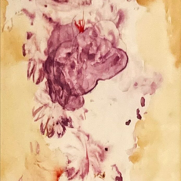 Watercolour painting, Floral, Figures Georgette Dugay, Cover view