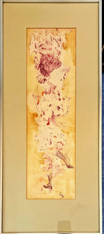 Watercolour painting, Floral, Figures Georgette Dugay, Front view