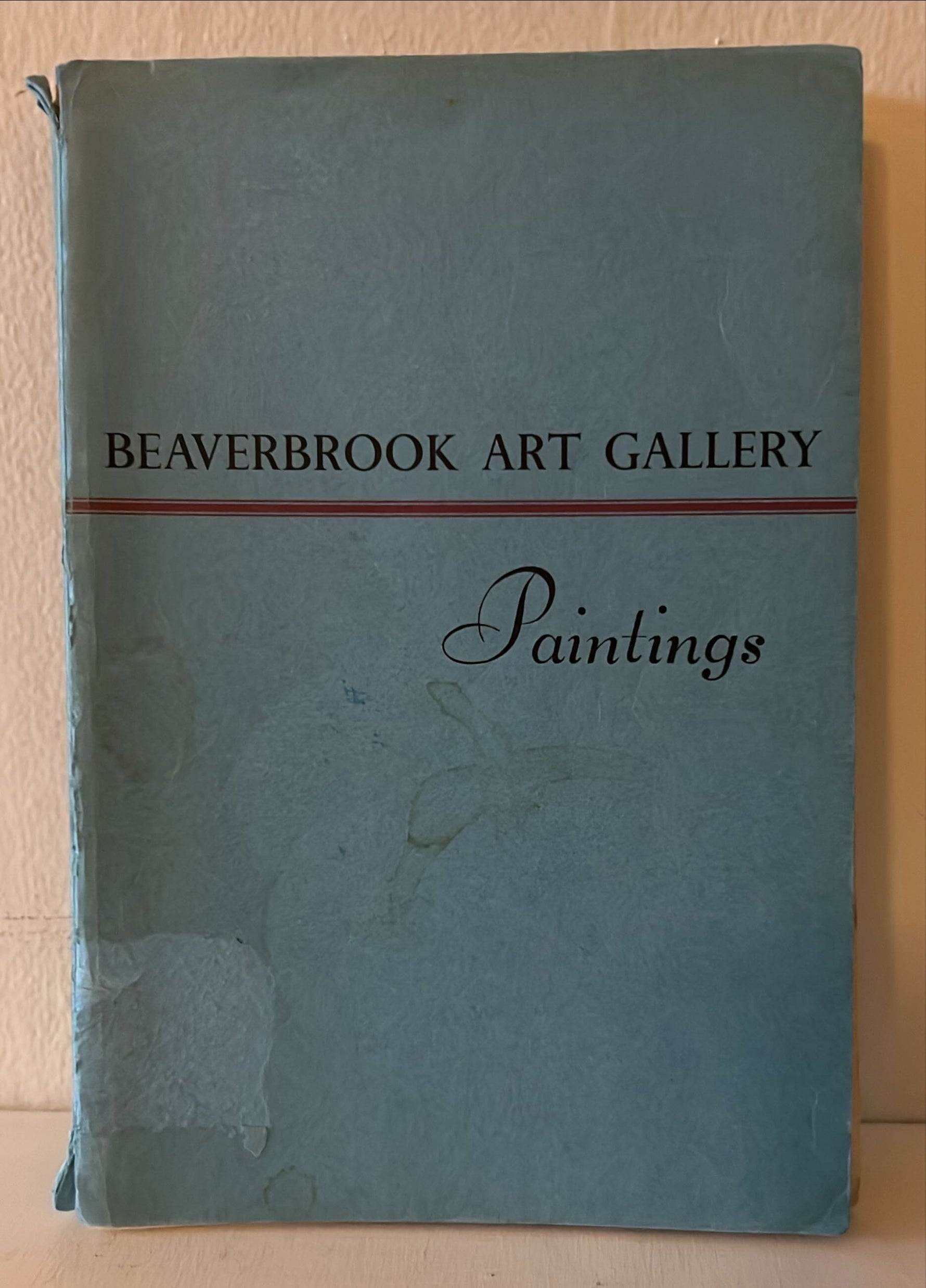 Book, Art History, Beaverbrook Art Gallery, Beaverbrook Art Gallery: Paintings Reference book, Front view