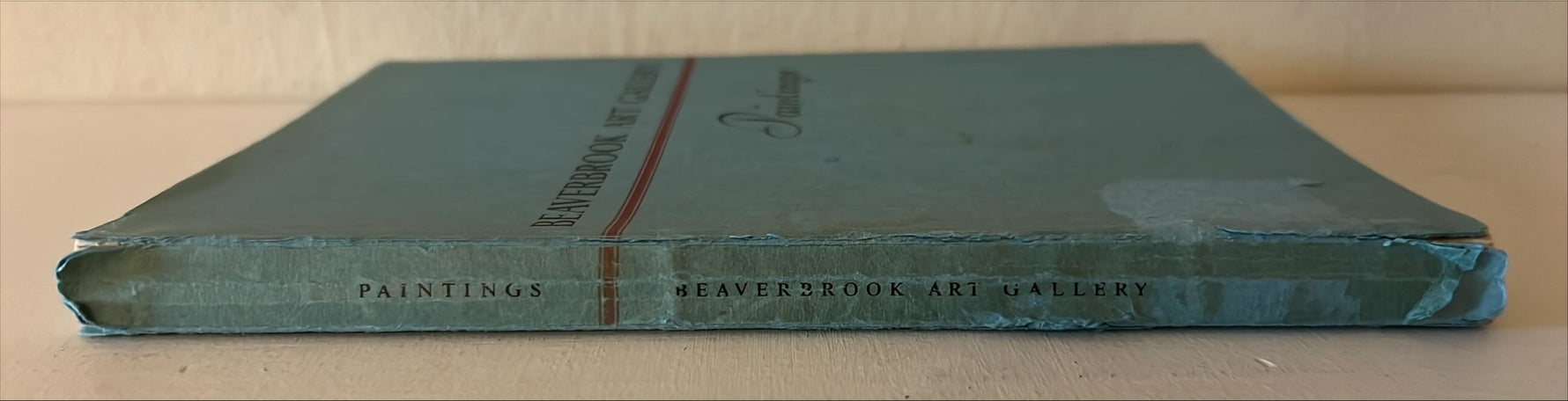 Book, Art History, Beaverbrook Art Gallery, Beaverbrook Art Gallery: Paintings Reference book, Spine view