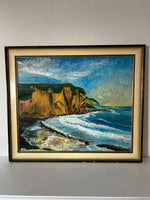 Mixed Media painting, Landscape Unknown Artist, General view