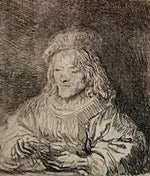 Mixed Media painting, Figures Rembrant, Cover view