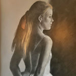Mixed Media painting, Portrait, Ballerina Fred Ross, Cover view