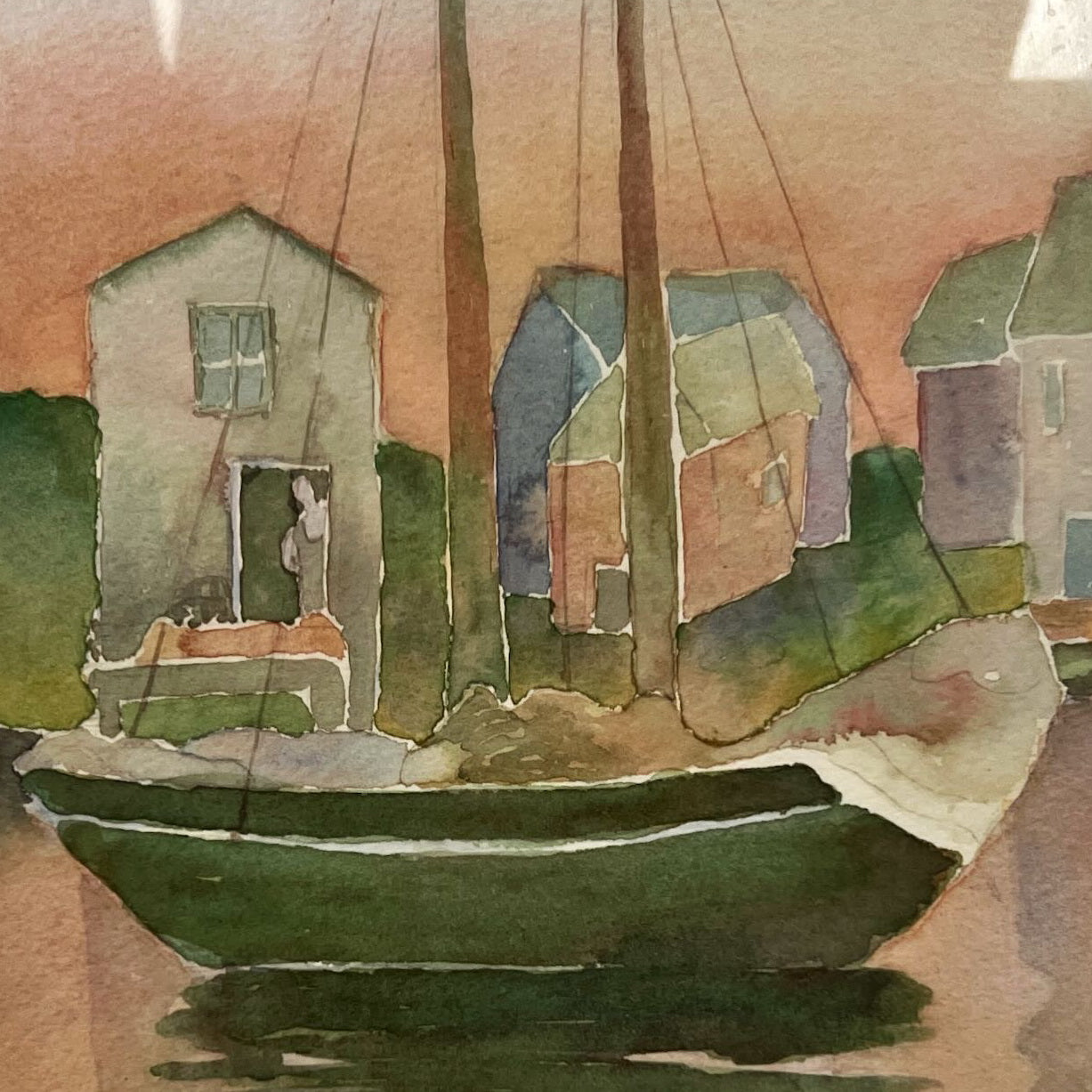 Watercolour painting, Nautical D. Ryan, Cover view