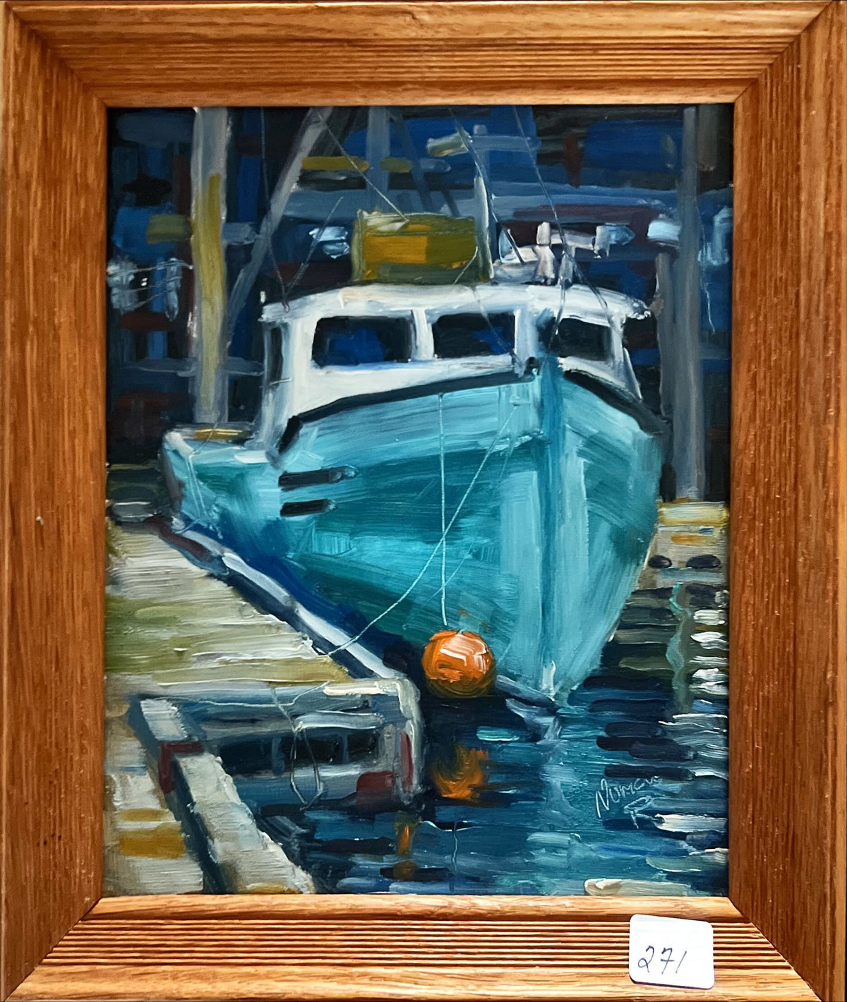 Oil painting, Nautical Norman Richard, Front view