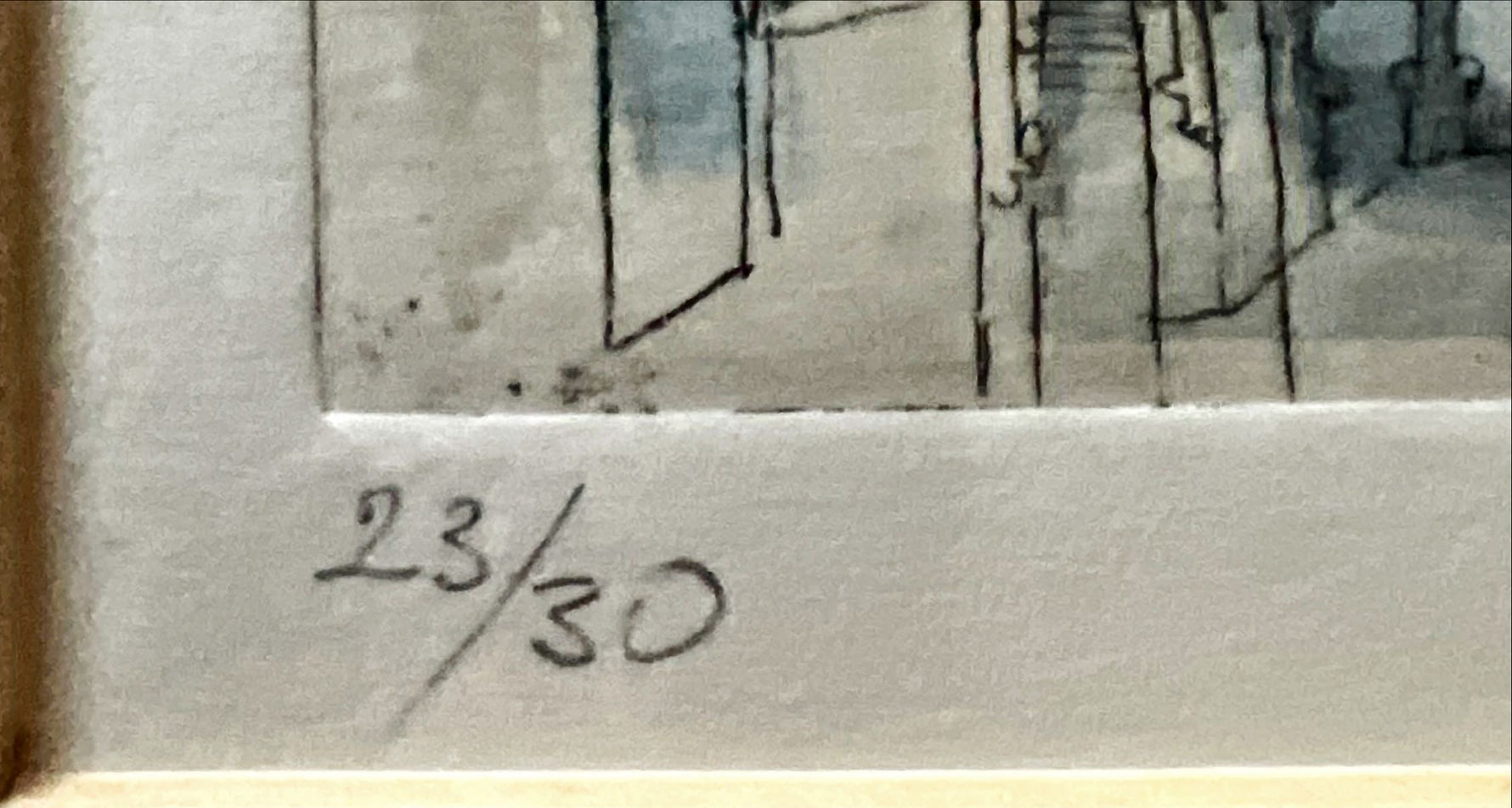 Mixed Media painting, Landscape Jiri (George) Kayser, Edition view
