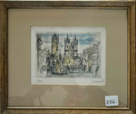 Mixed Media painting, Landscape Jiri (George) Kayser, Front view