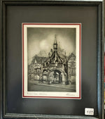 Mixed Media painting, Landscape B. Calvey, Front view