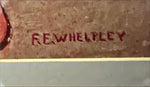 Mixed Media painting, Genre scene R.E. Whelpley, Signature view