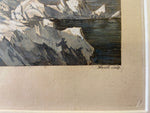 Pencil painting, Animals J. Webber, Signature2 view