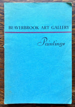Book, Art History, Beaverbrook Art Gallery, Beaverbrook Art Gallery: Paintings Reference book, Front view