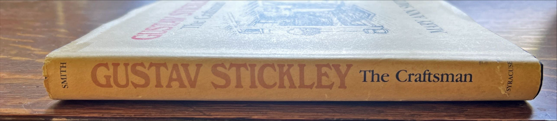 Book, Antique, Collectibles, Mary Ann Smith, Gustav Stickley: The Craftsman, Spine view