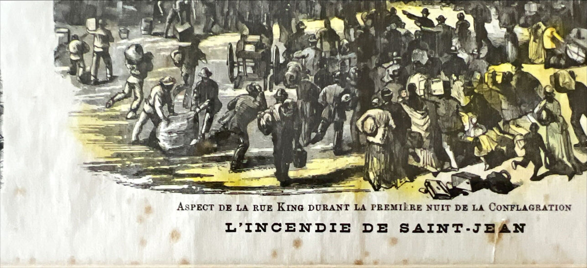 Newspaper, History, News, , L’Incendrie de Saint-Jean, Title view