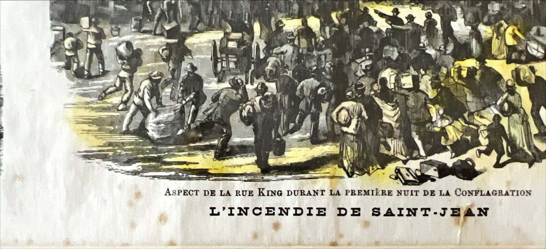 Newspaper, History, News, , L’Incendrie de Saint-Jean, Title view